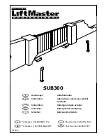 Chamberlain LiftMaster SUB300 Instructions Manual preview