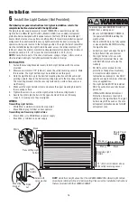 Предварительный просмотр 16 страницы Chamberlain LJ8950W Manual