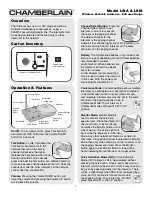 Preview for 1 page of Chamberlain LSIA User Manual