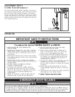 Preview for 17 page of Chamberlain Merlin MJ3800R Installation And Operating Instructions Manual