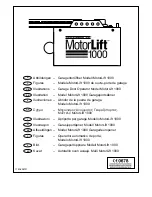 Preview for 97 page of Chamberlain Model MotorLift 1000 Instructions Manual