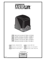 Chamberlain MOTORLIFE HC100ML-2 Mechanical Installation Instructions предпросмотр