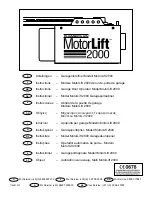 Preview for 1 page of Chamberlain MotorLift 2000 Instructions Manual