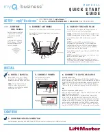 Preview for 1 page of Chamberlain myQ business CAPCELL Quick Start Manual