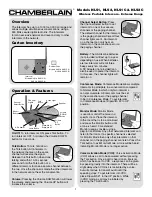 Chamberlain NLS1 User Manual preview