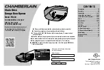 Chamberlain PD220 Assembly Instructions Manual preview