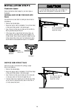 Предварительный просмотр 18 страницы Chamberlain PD432DM 1/2 HP Owners Owner'S Manual