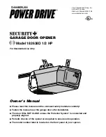 Preview for 1 page of Chamberlain Power Drive 182638D Owner'S Manual