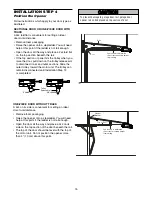 Preview for 15 page of Chamberlain POWER DRIVE 7520D Owner'S Manual