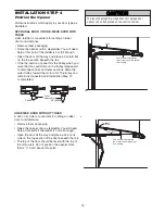 Preview for 15 page of Chamberlain Power Drive Security+ 182649D Owner'S Manual