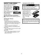 Предварительный просмотр 32 страницы Chamberlain Power Drive Security+ PD612CS Owner'S Manual