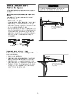 Preview for 15 page of Chamberlain Power Drive Security+ PD752CD Owner'S Manual