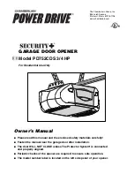 Preview for 1 page of Chamberlain Power Drive Security+ PD752CDS Owner'S Manual