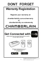 Preview for 19 page of Chamberlain RollerLift Plus CR855MYQ Installation And Operating Instructions Manual