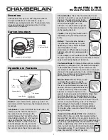 Preview for 1 page of Chamberlain RWIA User Manual