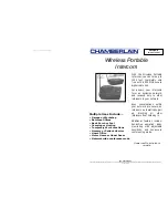 Chamberlain RWIS Quick Setup Manual preview