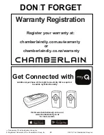 Preview for 23 page of Chamberlain SectionalLift Plus CS105MYQ Installation And Operating Instructions Manual