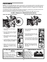 Предварительный просмотр 36 страницы Chamberlain Security+ 1215EM FS2 Owner'S Manual