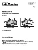 Chamberlain Security+ 3130 Owner'S Manual preview