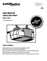 Chamberlain Security+ 3290 Owner'S Manual preview