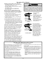 Preview for 32 page of Chamberlain Security+ 6200 Owner'S Manual