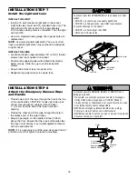 Preview for 18 page of Chamberlain Security+ HD150DM Owner'S Manual