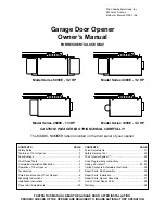 Preview for 1 page of Chamberlain Series 1000E Owner'S Manual