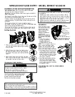 Предварительный просмотр 1 страницы Chamberlain Series 740 User Manual