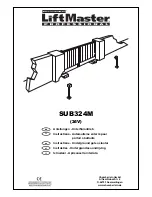 Chamberlain SUB324M Instructions Manual предпросмотр