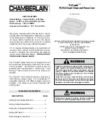 Preview for 1 page of Chamberlain TriCode TCR2 Owner'S Manual