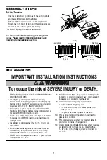 Preview for 11 page of Chamberlain WD822KD Owner'S Manual