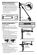 Preview for 14 page of Chamberlain WD822KD Owner'S Manual