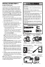 Preview for 16 page of Chamberlain WD822KD Owner'S Manual