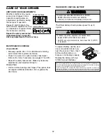 Preview for 32 page of Chamberlain WD832KD Owner'S Manual