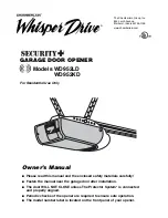 Chamberlain WD952LD Owner'S Manual preview