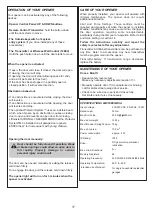 Preview for 17 page of Chamberlain WeatherDrive LM555EVGBSA Installation And Operating Instructions Manual