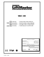 Chamberlain WGO200 Instructions Manual preview