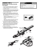 Preview for 10 page of Chamberlain Whisper Drive Security+ 182671D Owner'S Manual