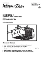 Preview for 1 page of Chamberlain Whisper Drive Security+ 248739L Owner'S Manual