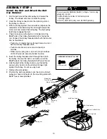 Preview for 10 page of Chamberlain Whisper Drive Security+ 248754 Owner'S Manual