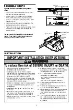 Предварительный просмотр 11 страницы Chamberlain Whisper Drive Security+ 459950 Owner'S Manual