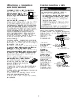 Предварительный просмотр 72 страницы Chamberlain Whisper Drive Security+ 8200C Owner'S Manual