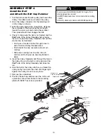 Preview for 10 page of Chamberlain Whisper Drive Security+ HD600 Owner'S Manual