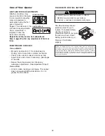 Preview for 32 page of Chamberlain Whisper Drive Security+ HD700D Owner'S Manual