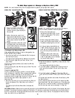 Preview for 36 page of Chamberlain Whisper Drive Security+ HD700DS Owner'S Manual