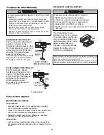 Preview for 34 page of Chamberlain Whisper Drive Security+ HD900D Owner'S Manual