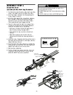 Предварительный просмотр 10 страницы Chamberlain Whisper Drive Security+ WD822KCS Owner'S Manual