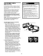 Предварительный просмотр 28 страницы Chamberlain Whisper Drive Security+ WD822KCS Owner'S Manual