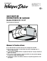 Предварительный просмотр 41 страницы Chamberlain Whisper Drive Security+ WD822KCS Owner'S Manual