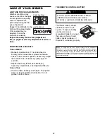 Preview for 32 page of Chamberlain Whisper Drive Security+ WD822KLS Owner'S Manual